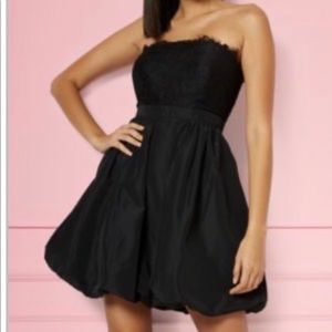 Black Strapless Dress